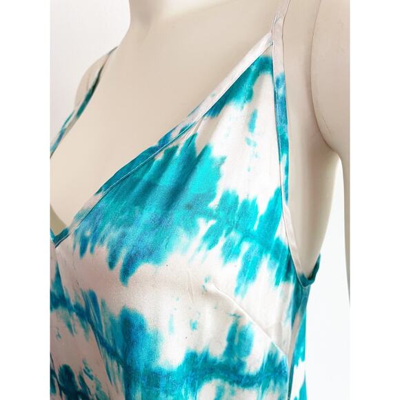 We Are Leone Elke Blue Tye Dye Stripe Short Dress S/M - Picture 6 of 8